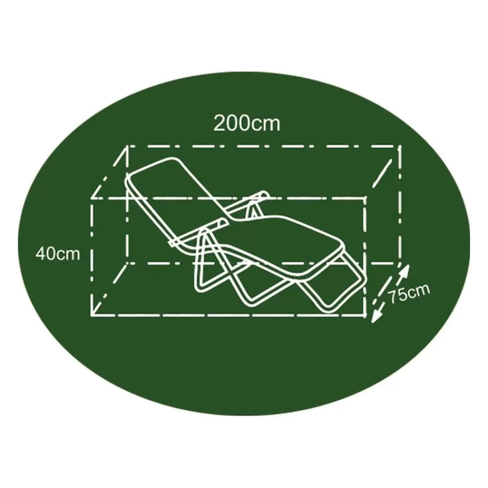 TP Abdeckhauben^Abdeckhaube Fur Gartenliege 75X40X200Cm Anthrazit