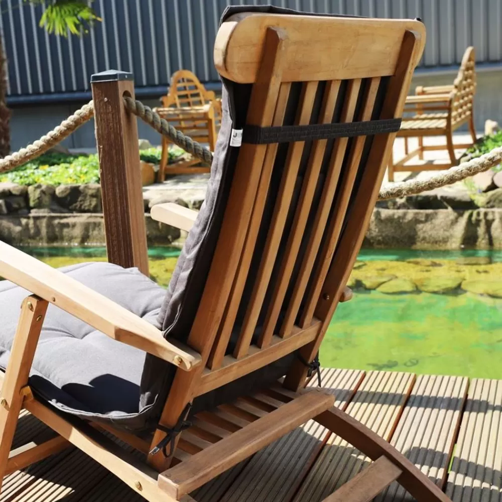 Joy Company Sitz- Und Polsterauflagen^Auflage Teak Deckchair Braun-Anthrazit