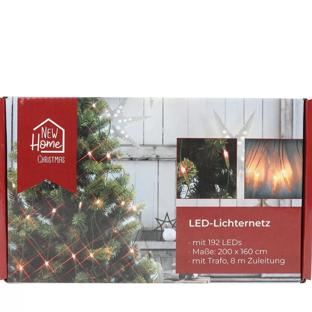 New Home Christmas Weihnachtslichterketten^Ausen-Lichternetz Mit 192 Leds