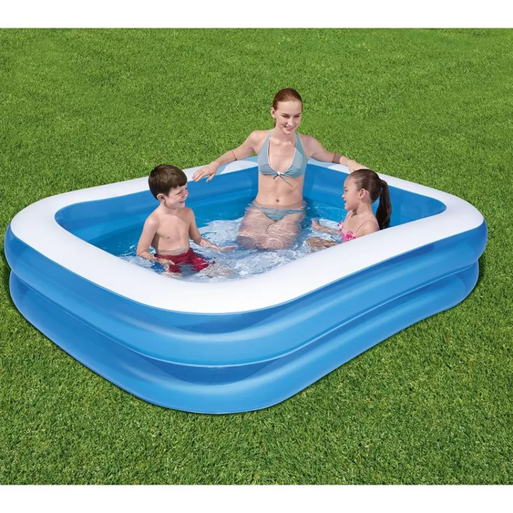 Bestway Planschbecken^ #12819 Family Pool Blue 211X132X46Cm