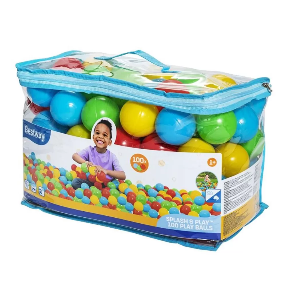 Bestway Spielzeug Für Drinnen^ #52027 Splash&Play Spielballe 100 Stuck