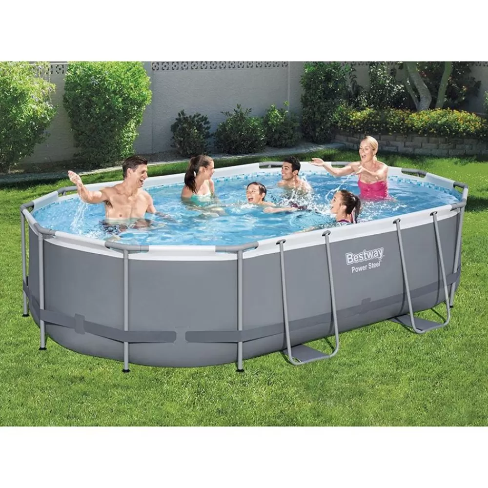 Bestway Pools^ #56448 Power Steel Pool-Set 488X305X107Cm