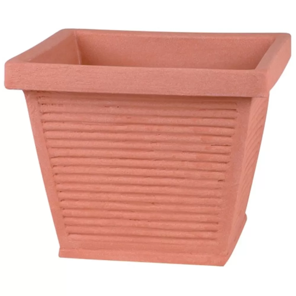 Jelenia Plast Pflanzkübel^Blumenkubel Perugia 40X40Cm Terrakotta