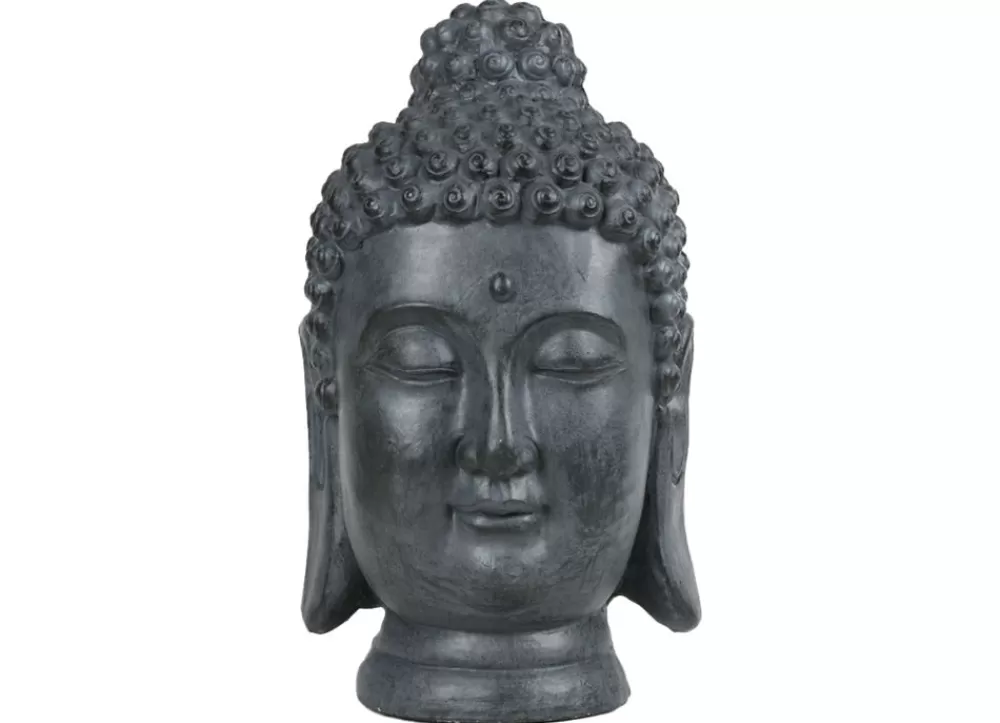 TP Gartenfiguren^Buddha Deko-Kopf Aus Magnesia Gros 29,5X29,5X47Cm