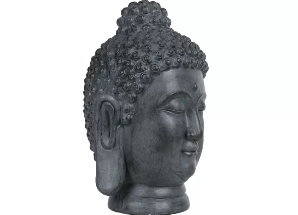 TP Gartenfiguren^Buddha Deko-Kopf Aus Magnesia Gros 29,5X29,5X47Cm