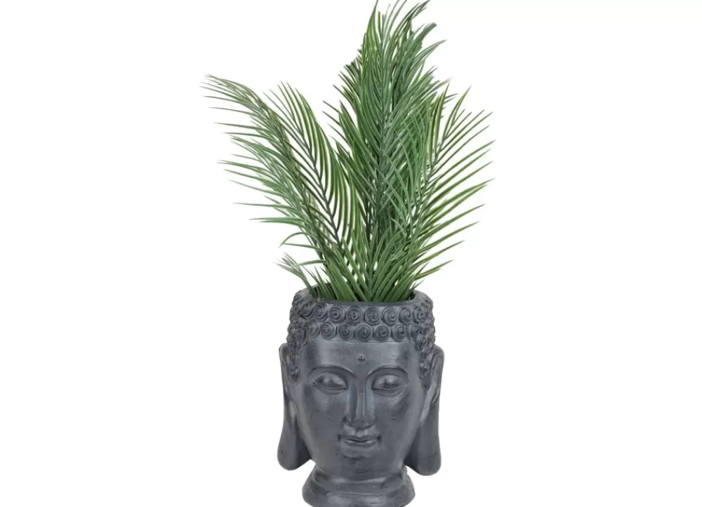 TP Gartenfiguren^Buddha Pflanztopf Aus Magnesia Gros 30,5X37Cm