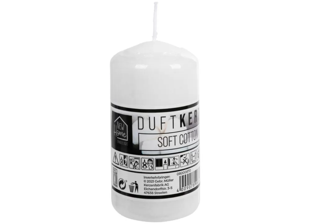 New Home Candlelight Duftkerzen^Duftstumpe 58X110Mm Soft Cotton