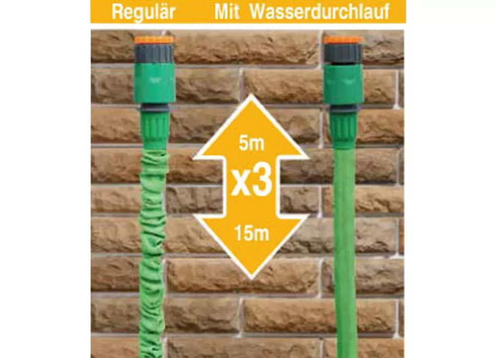 Grüner Jan Gartenschlauche Und Zubehör^Flexi-Gartenschlauch-Set 5-15M