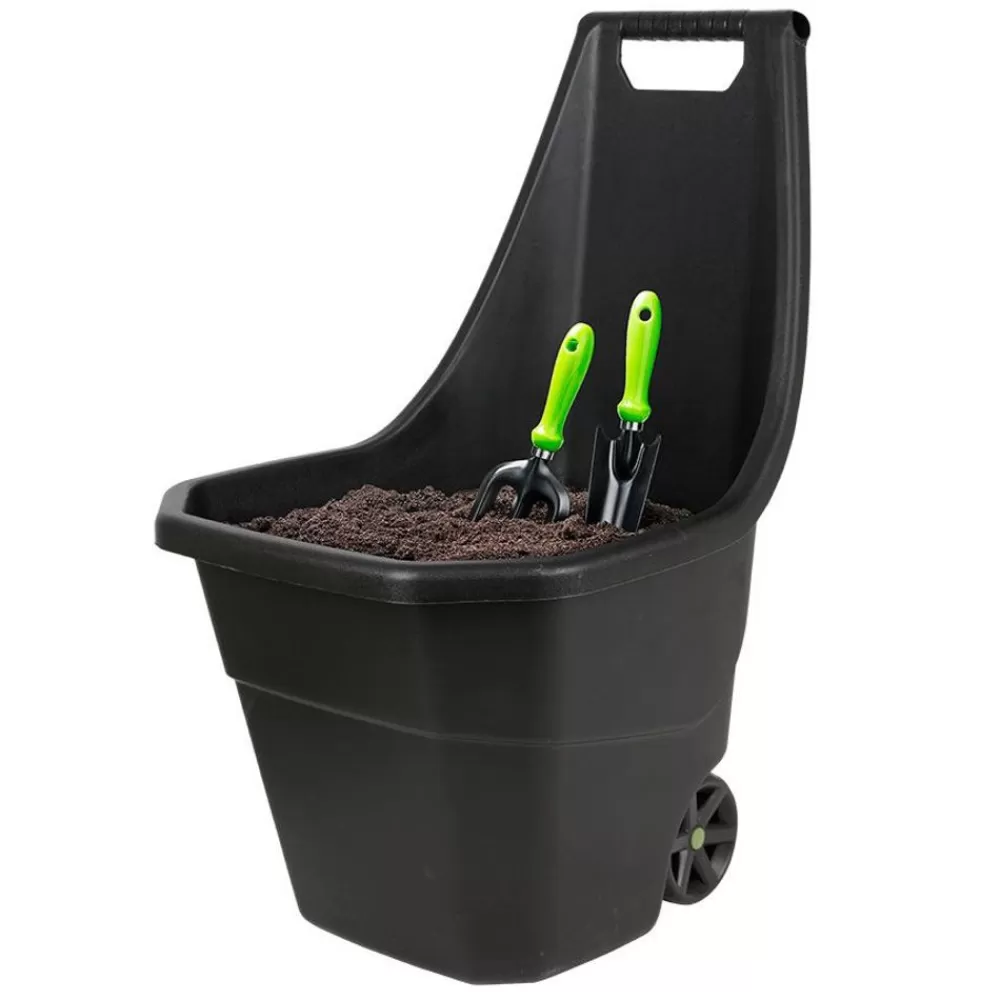 Pseudohersteller Gartenwerkzeuge^Gartenkarre Load & Go 55L Schwarz