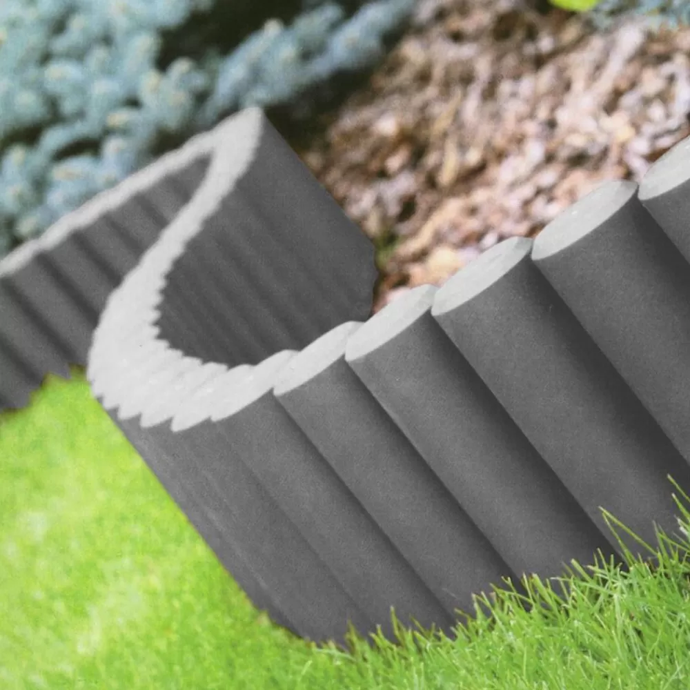 Prosperplast Beeteinfassung^Gartenpalisade 2,2M Grau