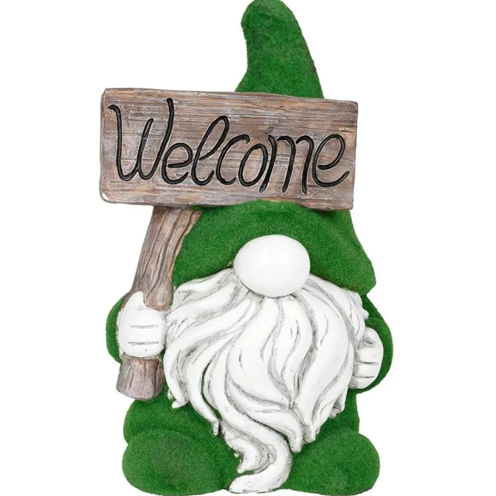 TP Gartenfiguren^Gartenzwerg Welcome Mit Gras-Optik 40Cm