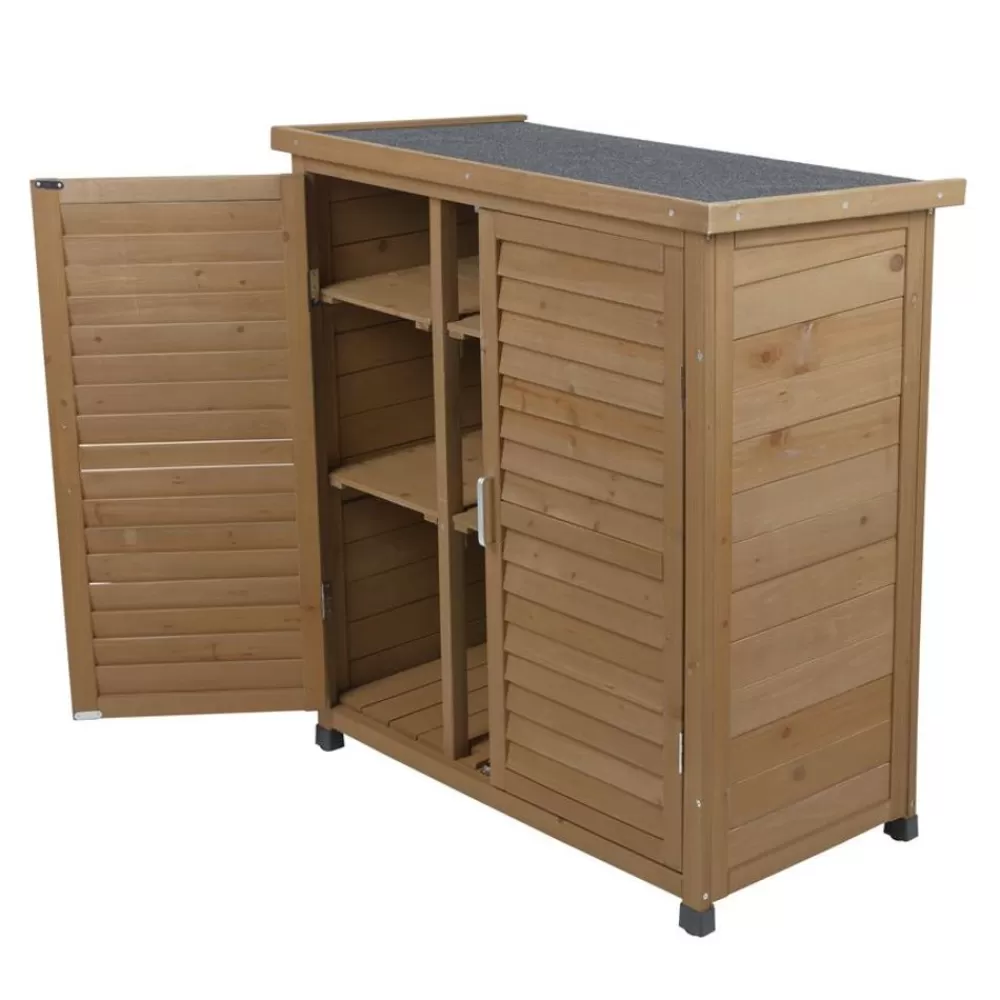 TP Gartenschränke^Holz-Gartengeräteschrank Honey 96Cm