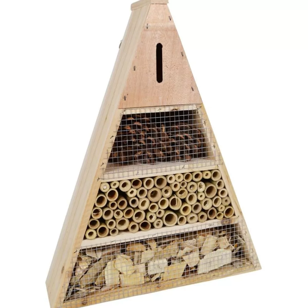 TP Vogel- Und Insektenhäuser^Insektenhotel Aus Holz 31X39X8Cm