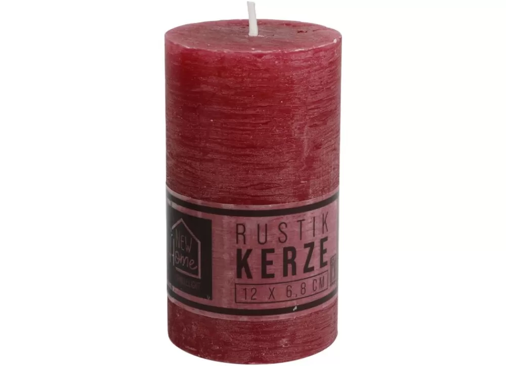 New Home Candlelight Stumpenkerzen^Kerze Rustikal 68X120Mm Beere