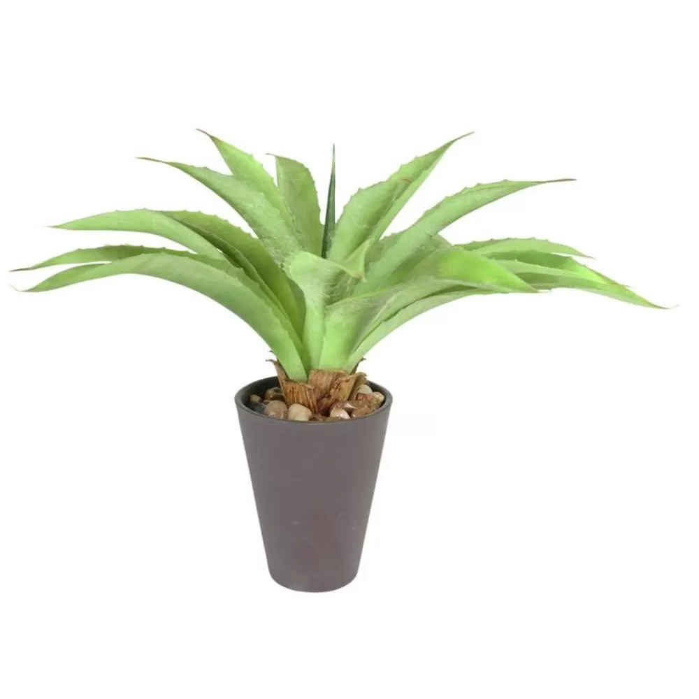 TP Kunstpflanzen Und Trockenblumen^Kunstliche Aloe Vera Im Kunststofftopf 23Cm