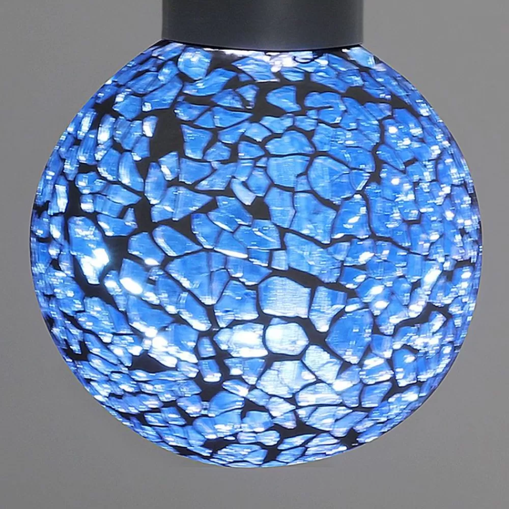 TP Leuchtdeko^Led-Solar-Hangeleuchte Mosaikball 6Cm