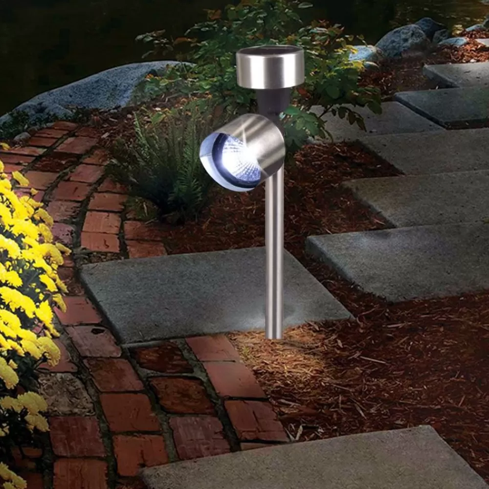 TP Lampen Und Leuchten^Led-Solarlampe Spotlight 5,5X37Cm Kaltweis