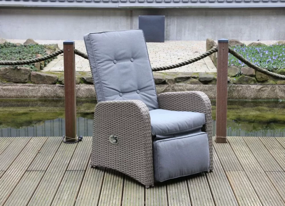 TP Gartenstühle^Loungesessel 61,5X107X70Cm 2Er-Set Anthrazit