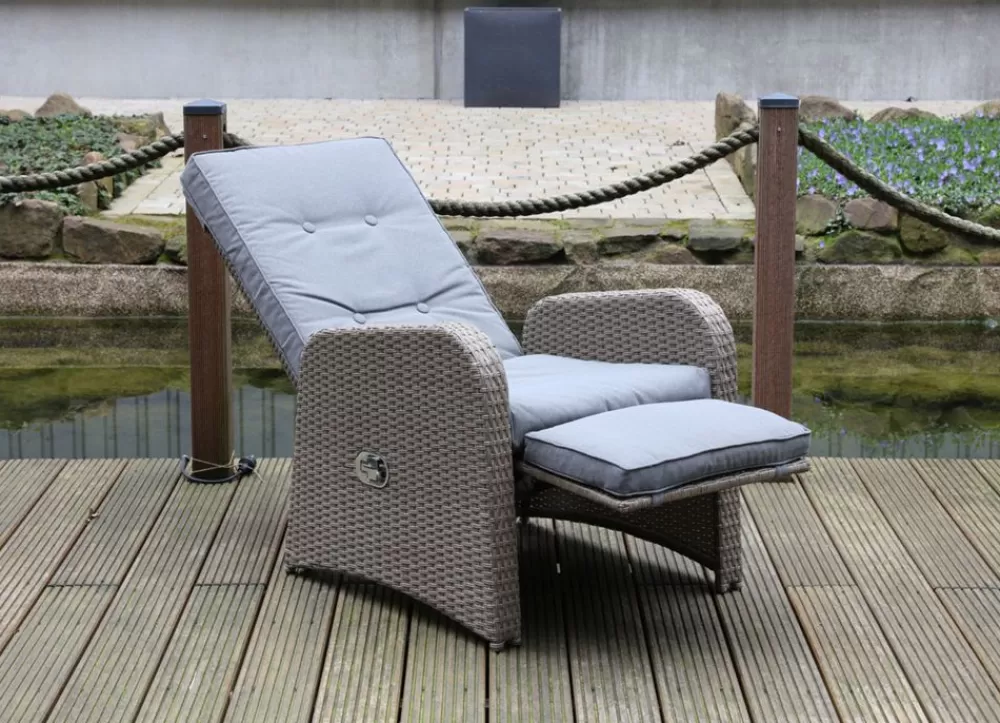 TP Gartenstühle^Loungesessel 61,5X107X70Cm 2Er-Set Anthrazit