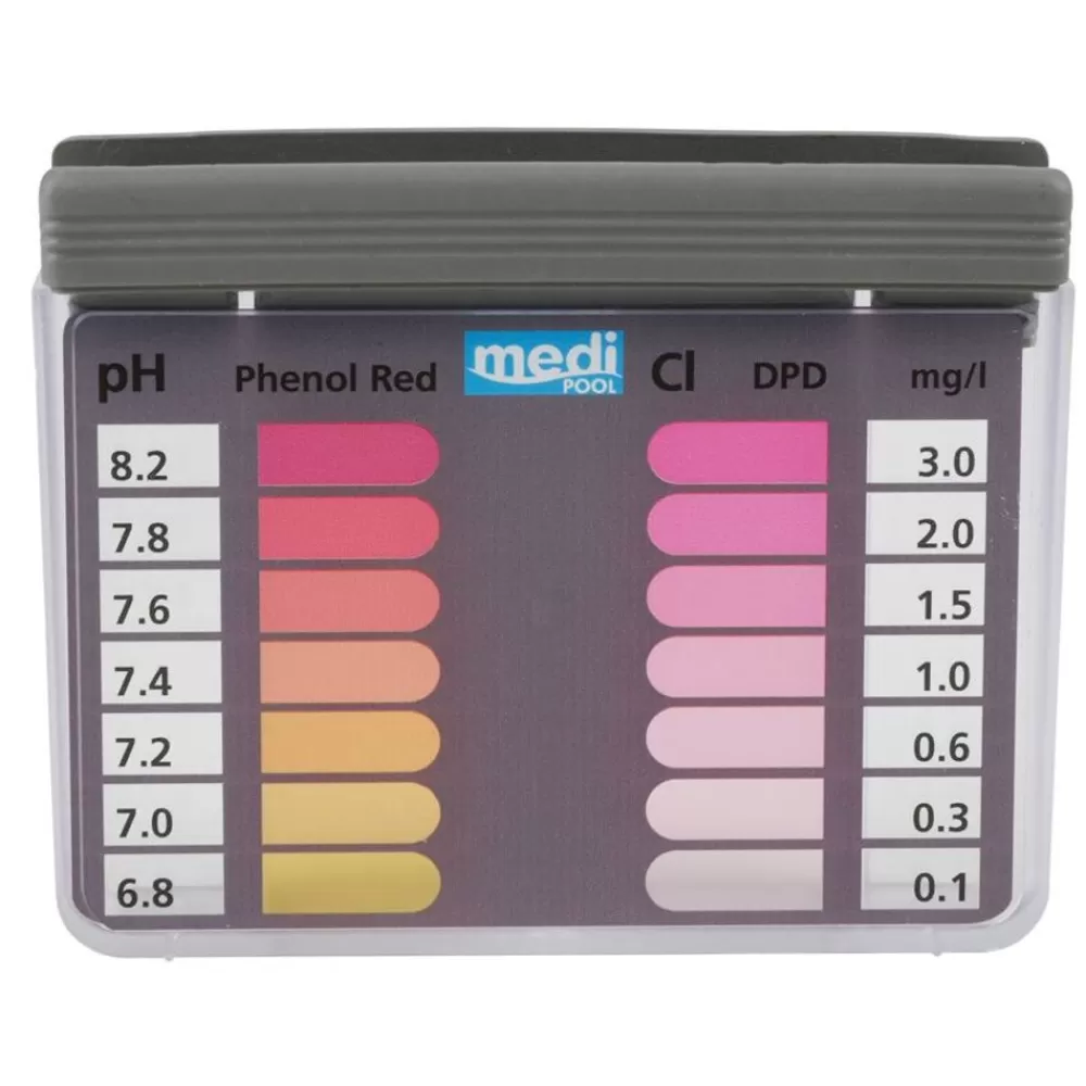 mediPool Poolzubehör^ Tester Chlor + Ph Mit Je 20 Tabletten