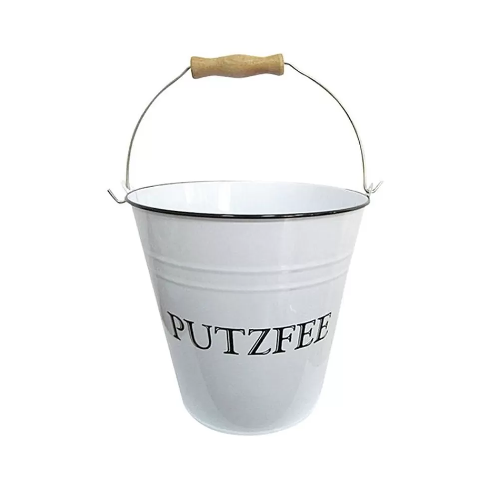 TP Haushaltshelfer^Metall-Eimer Putzfee 5 Liter