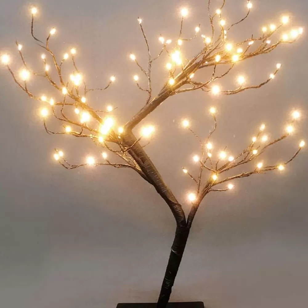 TP Leuchtdeko^Micro-Led-Lichterbaum 45Cm 100 Leds Warmweis