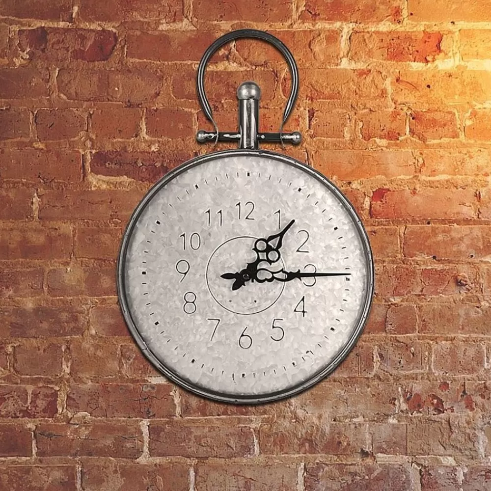 TP Sonstige Innendeko^Outdoor Metall-Wanduhr Verzinkt 31,5X46Cm