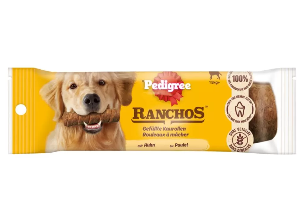 Pedigree Tiernahrung^ Ranchos Maxi Gefullte Kaurollen Mit Huhn 80G