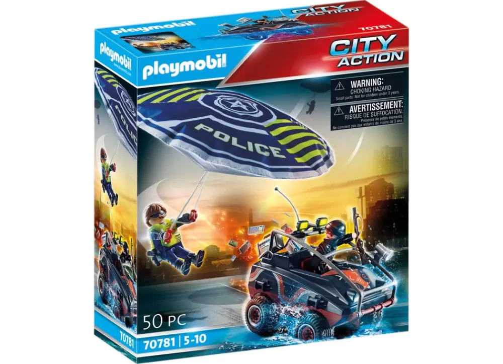 Playmobil Spielzeug Für Drinnen^ 70781 City Action Polizei-Fallschirm