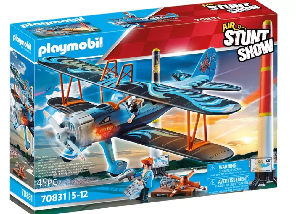 Playmobil Spielzeug Für Drinnen^ 70831 Air Stuntshow Doppeldecker Phonix