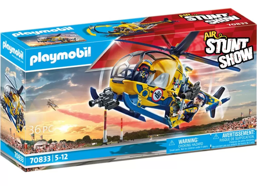 Playmobil Spielzeug Für Drinnen^ 70833 Air Stuntshow Filmcrew-Helikopter