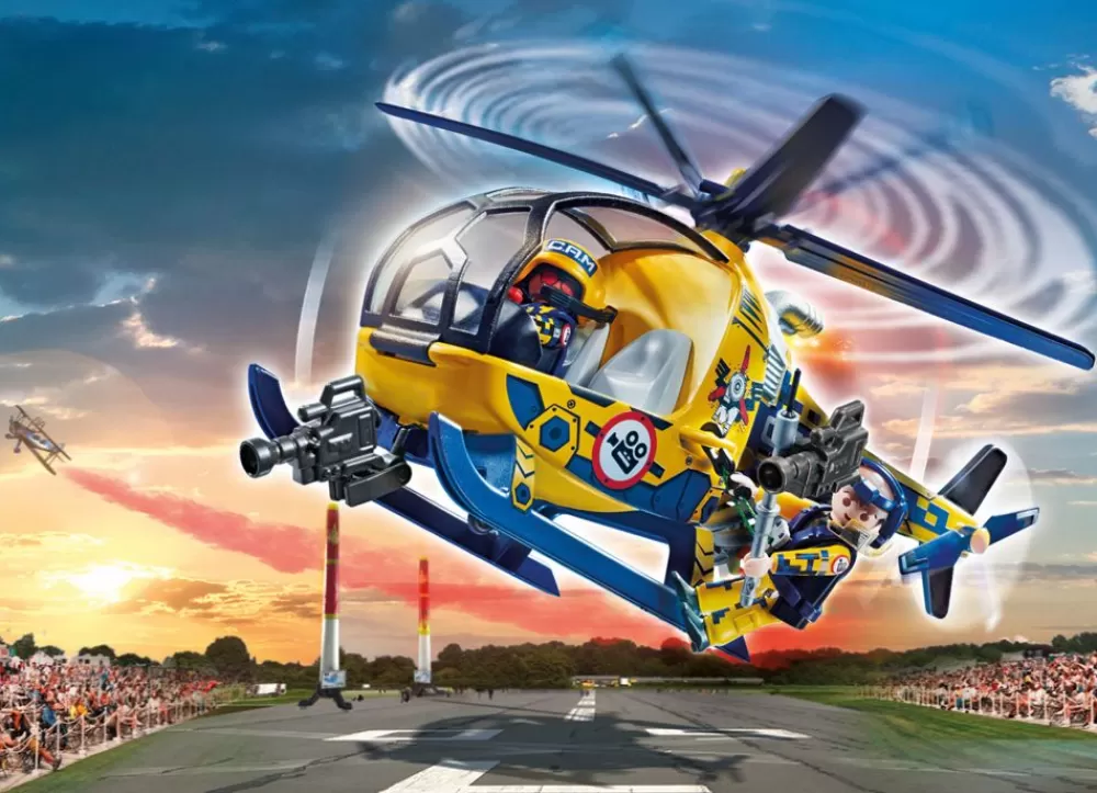 Playmobil Spielzeug Für Drinnen^ 70833 Air Stuntshow Filmcrew-Helikopter