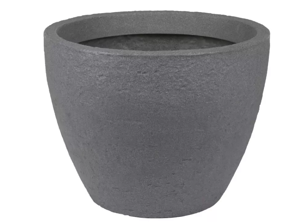 Jelenia Plast Pflanzkübel^Runder Pflanztopf Stone 48X37,5Cm Grau