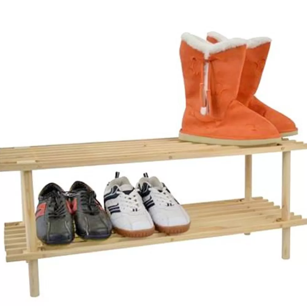 TP Haushaltshelfer^Schuhregal Aus Holz 74X26X29,5Cm