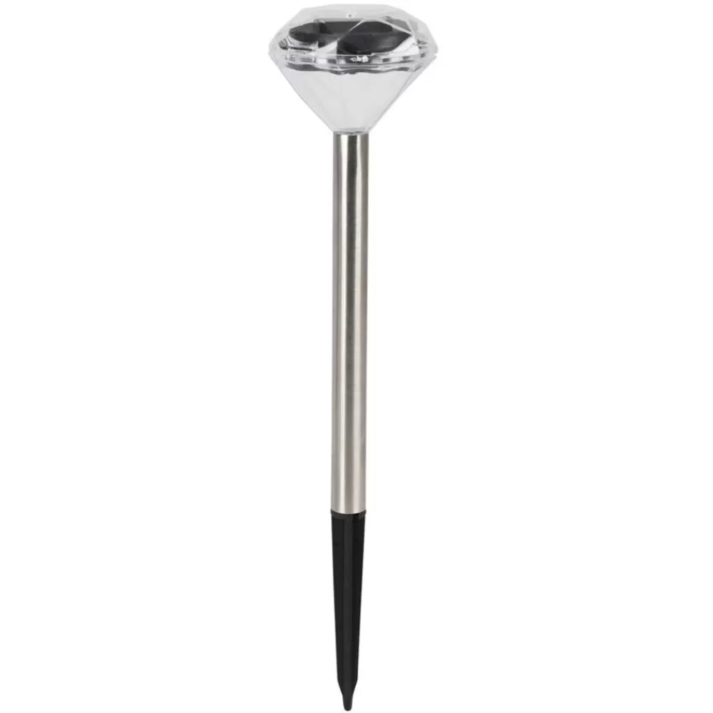 TP Lampen Und Leuchten^Solar-Gartenleuchte Diamant Kaltweis