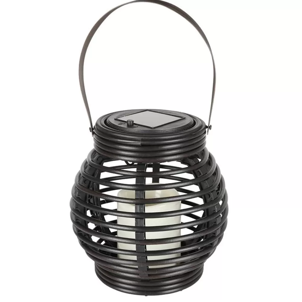 TP Lampen Und Leuchten^Solar-Laterne Rattan Rund