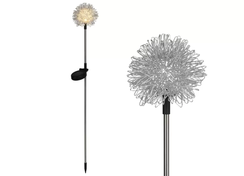 TP Leuchtdeko^Solarstecker Pusteblume 78Cm Warmweis