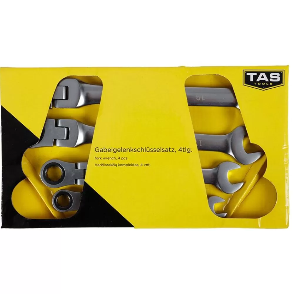 TAS Tools Werkzeuge^Tas Gabelgelenkschlussel-Satz 4-Teilig