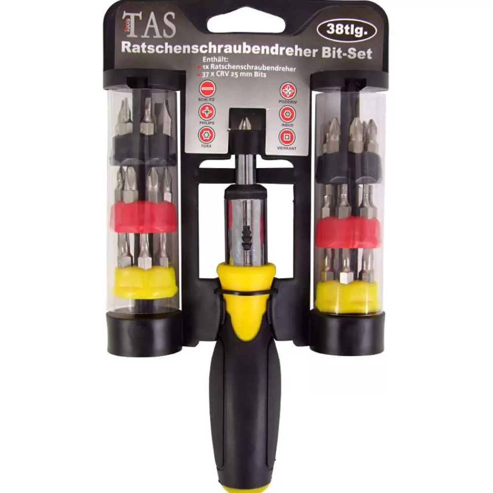 TAS Tools Werkzeuge^Tas Ratschenschrauber-Bit-Set 38-Teilig