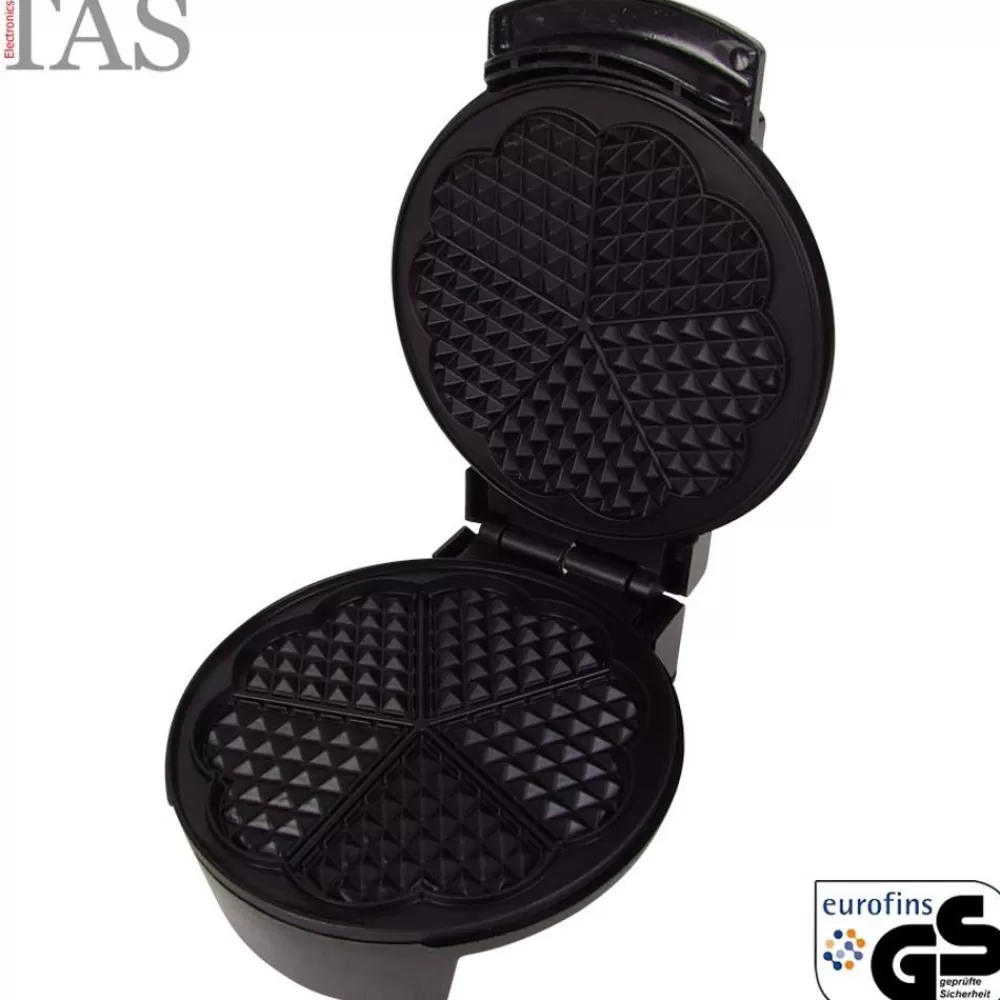 TAS Küchengeräte^ Waffeleisen Wj-107 Schwarz