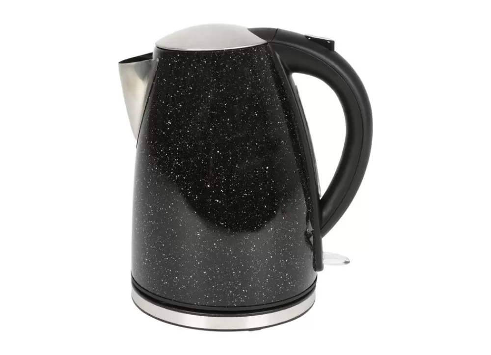 TAS Küchengeräte^ Wasserkocher 1,7L Schwarz-Metallic