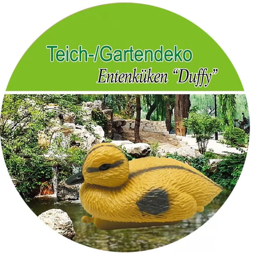 TP Gartenfiguren^Teichdeko Entenkuken Duffy 13X6X7Cm