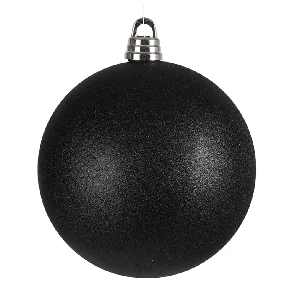 New Home Christmas Weihnachtsbaumkugeln^Xxl-Weihnachtskugel 30Cm Schwarz Mit Glitter