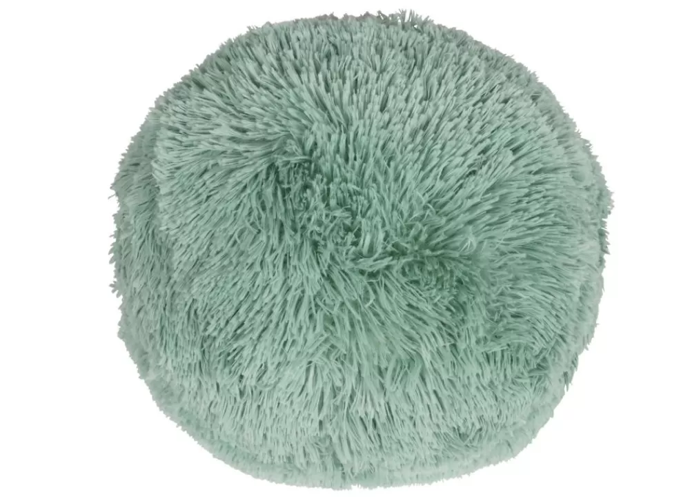 TP Textilien, Decken Und Kissen^Zierkissen Fluffy 30Cm Pastellgrun