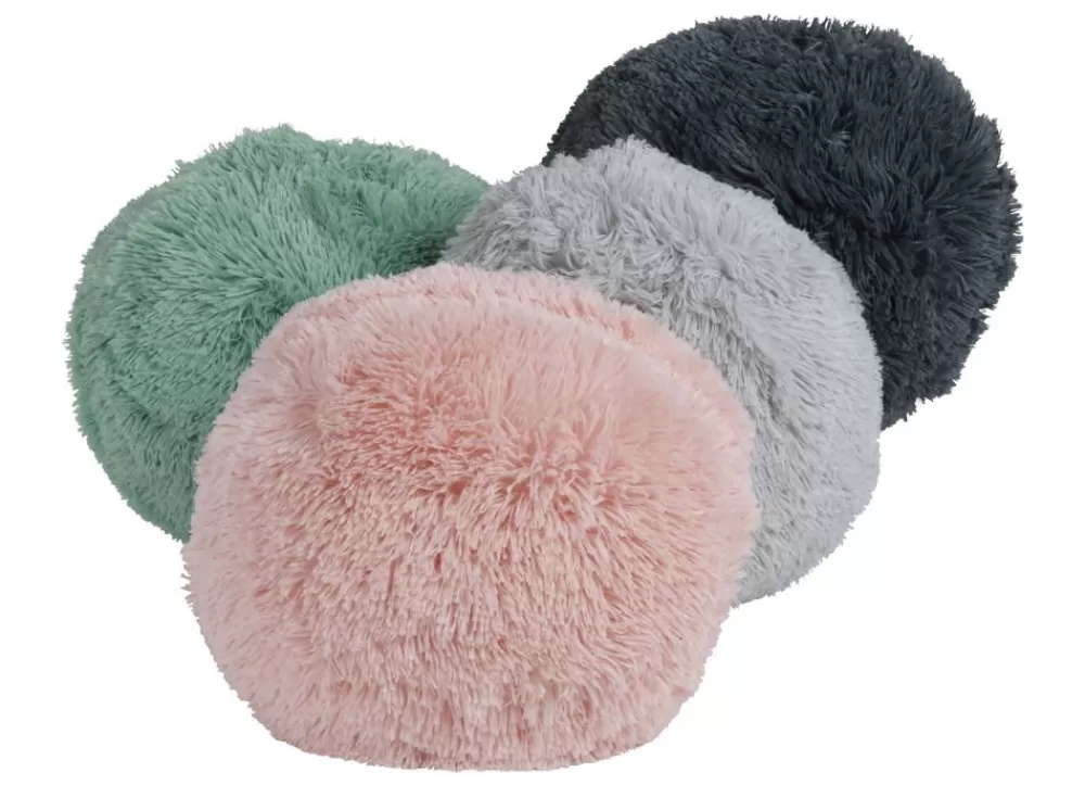 TP Textilien, Decken Und Kissen^Zierkissen Fluffy 30Cm Zartrosa