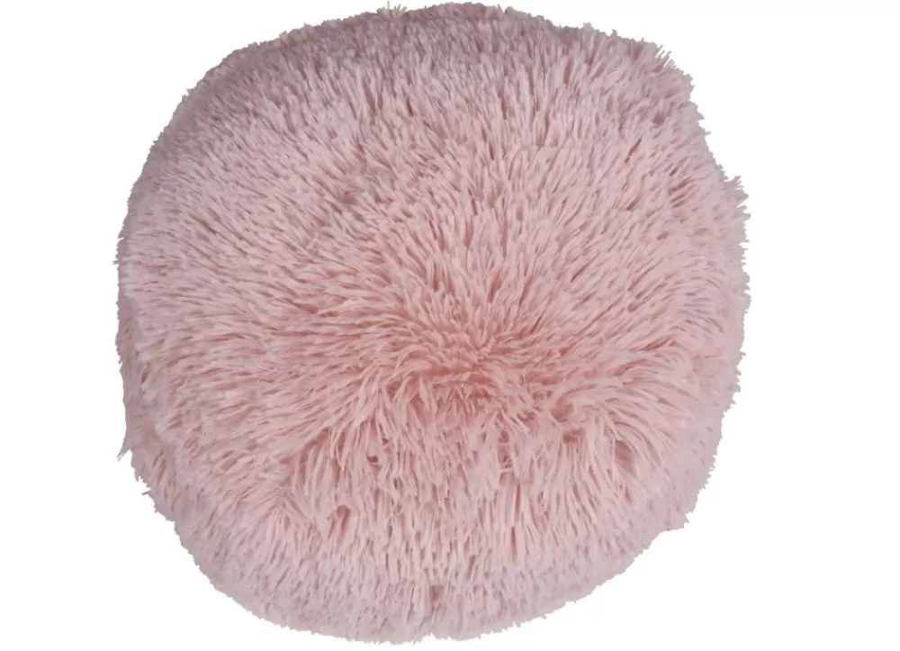 TP Textilien, Decken Und Kissen^Zierkissen Fluffy 30Cm Zartrosa